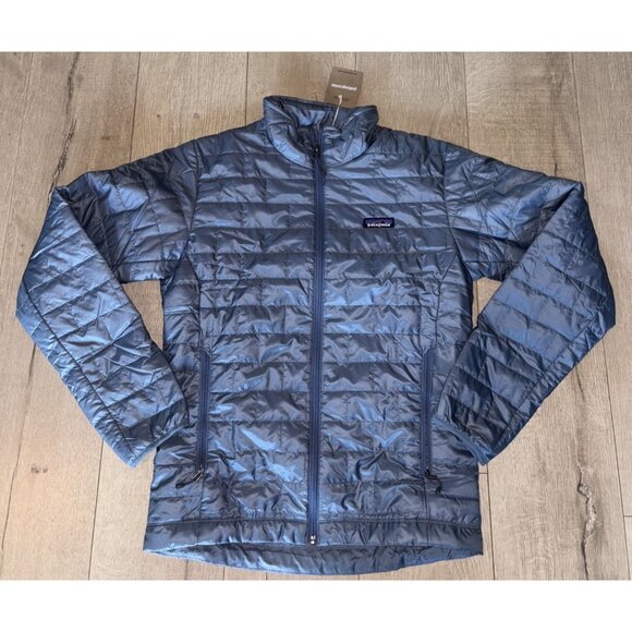 Patagonia Nano Puff Jacket Utility Blue Women's Size Small New With Tags - Picture 1 of 5